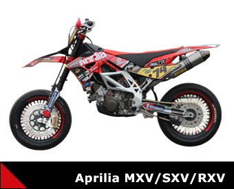 APRILIA SXV 550 - Dekore + Ersatzteile